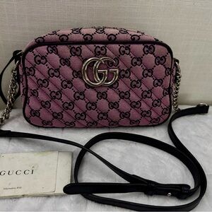 Authentic Gucci Multicolor Caner Bag